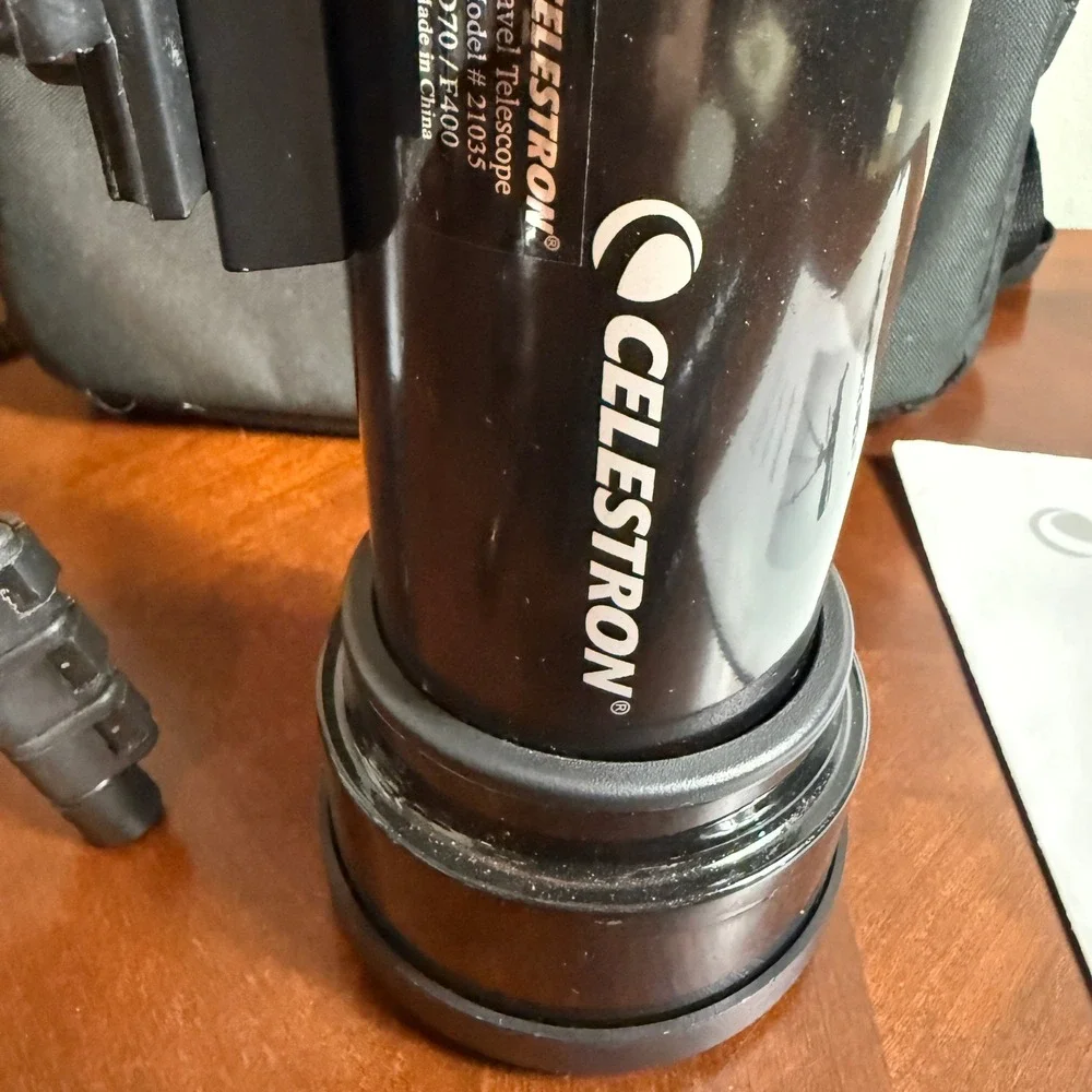 Celestron Travel Scope 70 Portable Telescope 21035 Black Tripod and Backpack